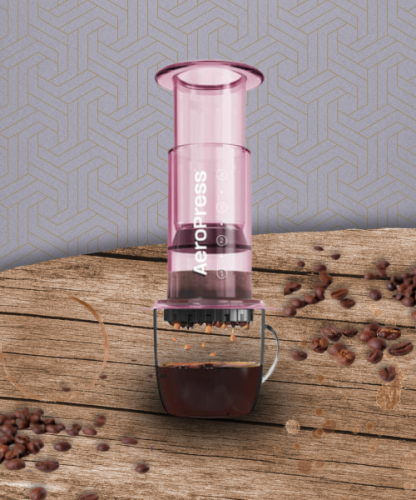 AeroPress Clear Pink - Zaparzacz do kawy różowy.png